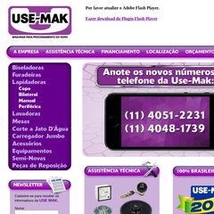 USE MAK - M&aacute;quinas para Processamento de Vidro Plano