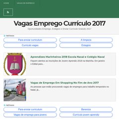 Vagas de Empregos, Estágios e Currículo em 2013
