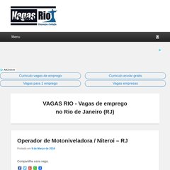 Vagas de Emprego no Rio de Janeiro - atualização diária.