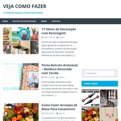 vejacomofazer.com.br Veja Como Fazer, Início, Olá