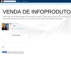 VENDA DE INFOPRODUTOS