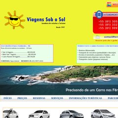 viagenssobosol.com.br locação, aluguel, carros