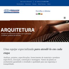 vibrasom.ind.br vibrasom empresa especializada soluções tratamento acustico tecnologia acustica controle ruído
