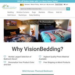 Photo Blankets | Custom Bedding | Unique Home Decor | VisionBedding&reg;