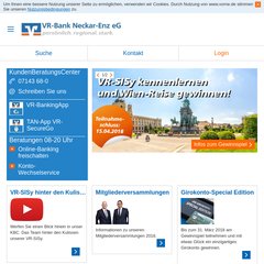 Www Voba Bes Boe De Startseite Vr Bank Stromberg