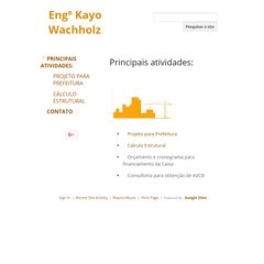 wachholz.com.br Projetos, Orçamentos, Cronogramas