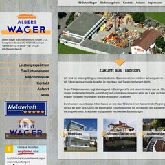 Www Wager Bau De Albert Wager Bauunternehmung Gmbh Co