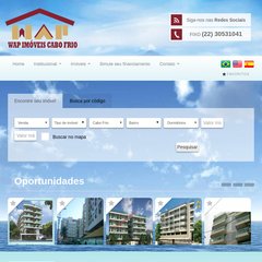 WAP Im&oacute;veis Cabo Frio Corretores Associados.