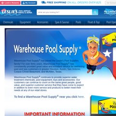 Pool Supplies, Spa Supplies, Pool Chemicals, Warehouse Pool Supply, Houston, TX
