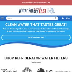 Replacement Water Filters & Refrigerator Filters | Water Filters Fast