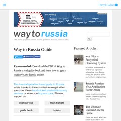 Way to Russia Guide | waytorussia.net