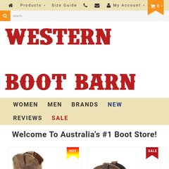 Www Westernbootbarn Com Au Western Boots Australia