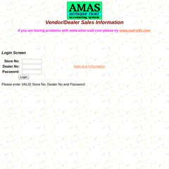 www.What-sold.com - Antique Mall Dealer Login for what