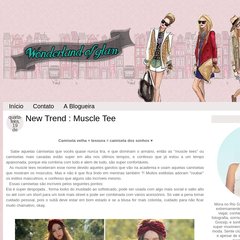 wonderland-of-glam.blogspot.com Início, A Blogueira, New Trend : Muscle Tee