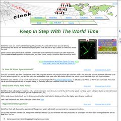 WorldTime Clock - World Time At Your Desktop