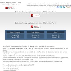 wtimport.com Ve&iacute;culo, financiamentos