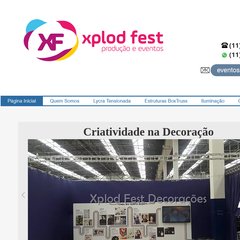 XPLOD FEST - Decoração em Lycra, Estrelas Infláveis, Puffs e muito mais