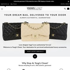 Www Yoogiscloset Com Yoogi S Closet Buy And Sell Authentic Pre