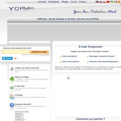 yopmail.com mail, email, jetable