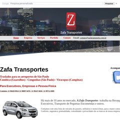 Traslados para o aeroporto de São Paulo - Transporte de Pequenas Encomendas - Zafa Transportes