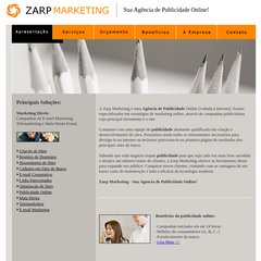 Agência de Publicidade, Publicidade - Zarp Marketing