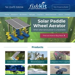 www.Fishkit.co.uk - FishKit supplies high quality fisheries equipment