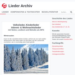 www.Lieder-archiv.de - Lieder-Archiv