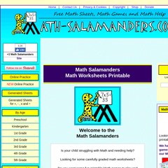 www.Math-salamanders.com - Math Worksheets Printable from the Math ...