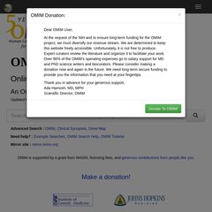 www.Omim.org - OMIM - Online Mendelian Inheritance in Man