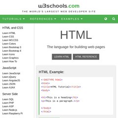 www.W3schools.com - W3Schools Online Web Tutorials
